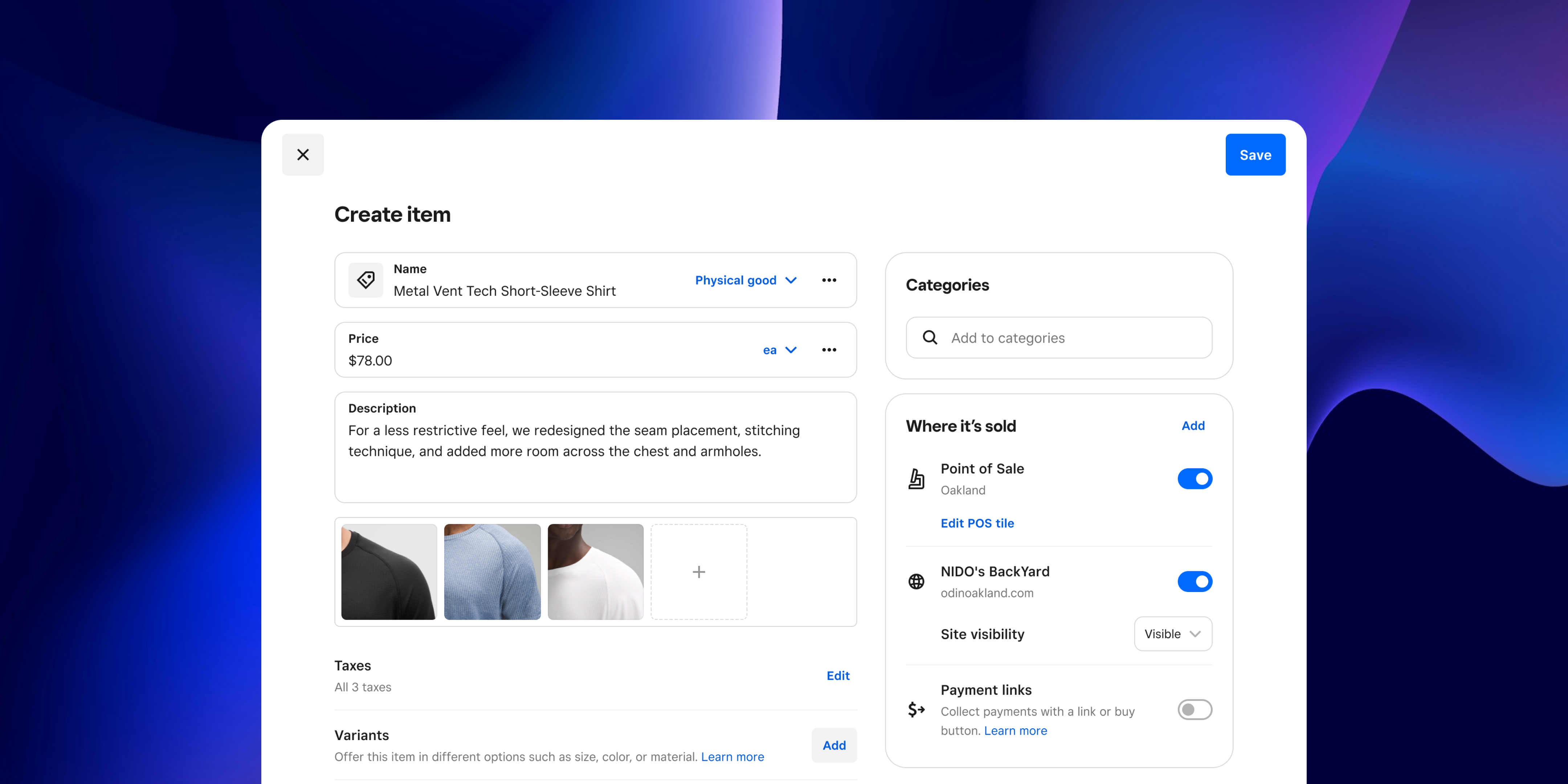 Square projects overview